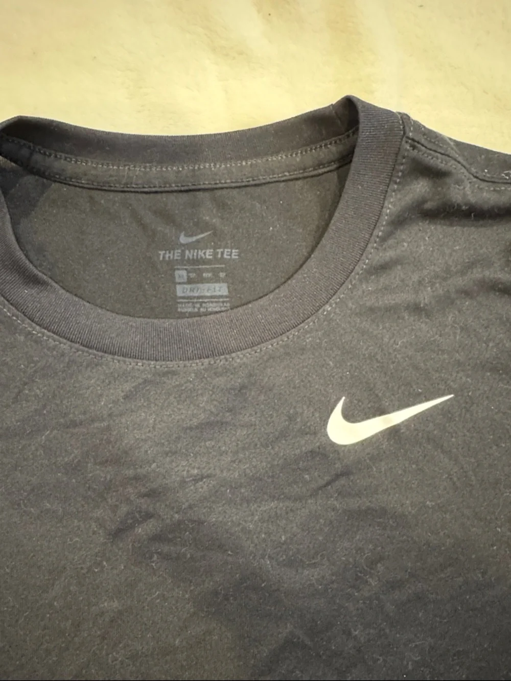 Nike Women’s Black Crewneck Swoosh Tee Size XS